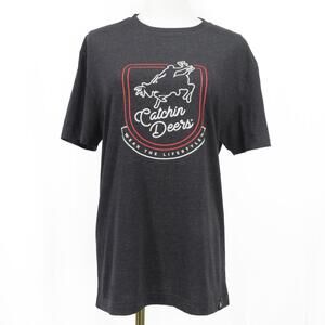 Catchin' Deers Wear the Lifestyle Black TShirt Mens M